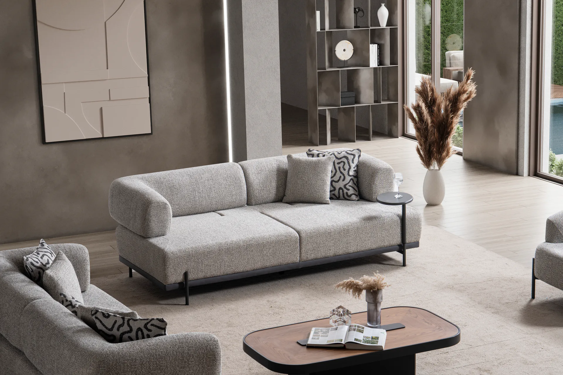 Verona Gri Koltuk Takımı